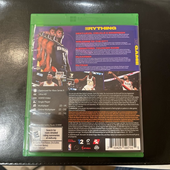 NBA 2K21 Zion Williamson Microsoft Xbox One IN VERY GOOD CONDITION - Picture 2 of 5